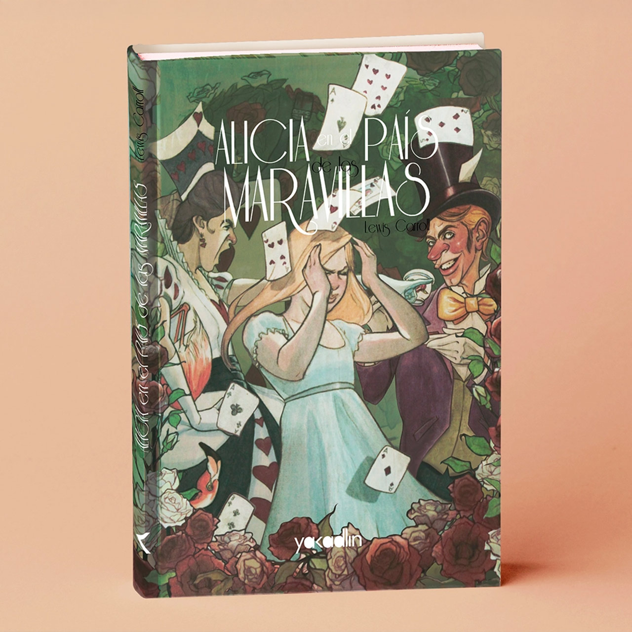 Ejemplo de parte del diseño y maquetación del libro Alicia en el País de las Maravillas