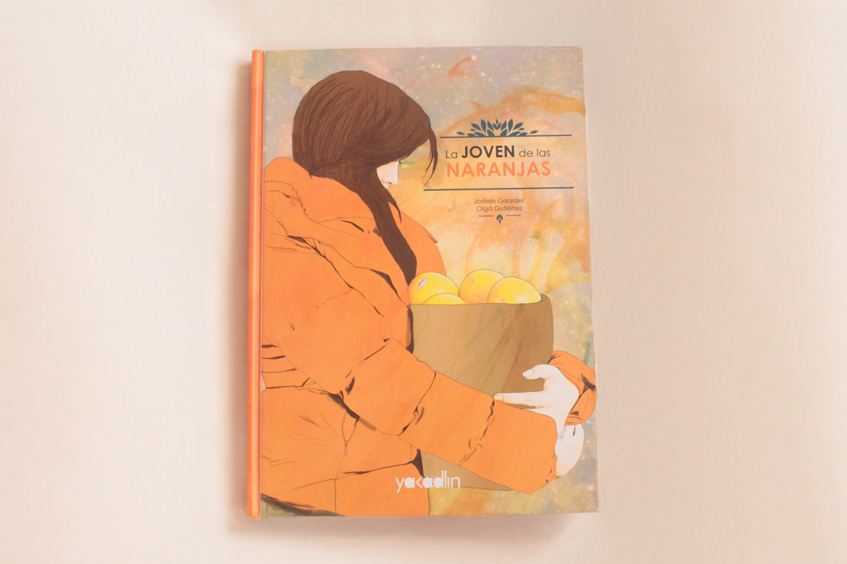 Ejemplo de parte del diseño y maquetación del libro La joven de las Naranjas